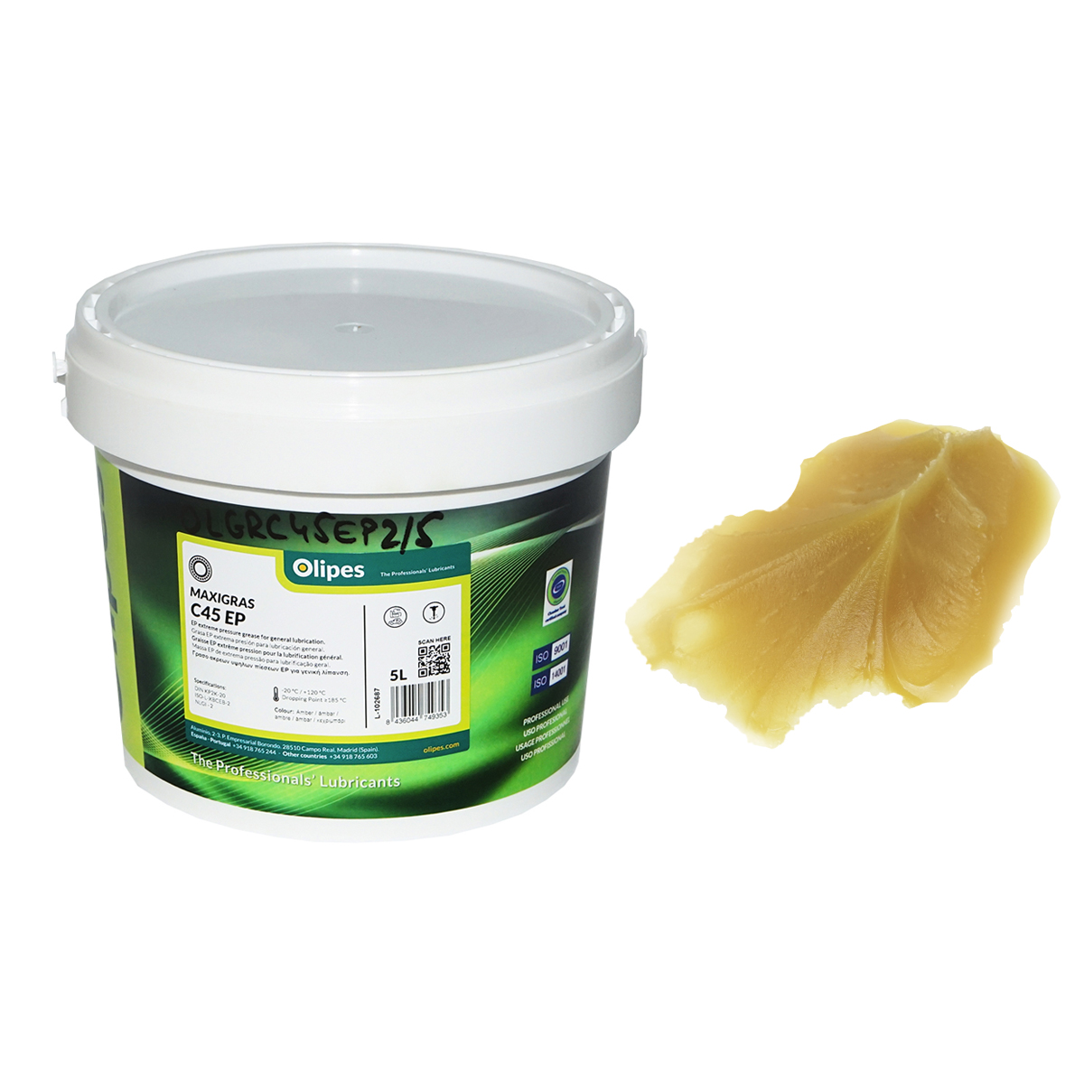 Vaselina Olipes C45 EP/2 pe baza de litiu -5L MAXIGRAS