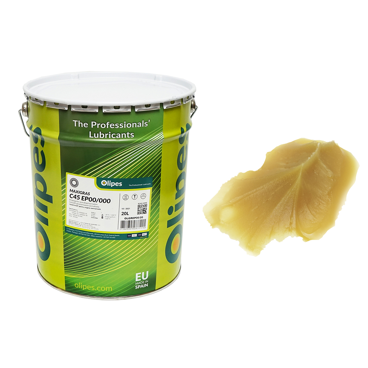 Vaselina Olipes C45 EP00 pe baza de litiu 20L MAXIGRAS NLGI 00/000