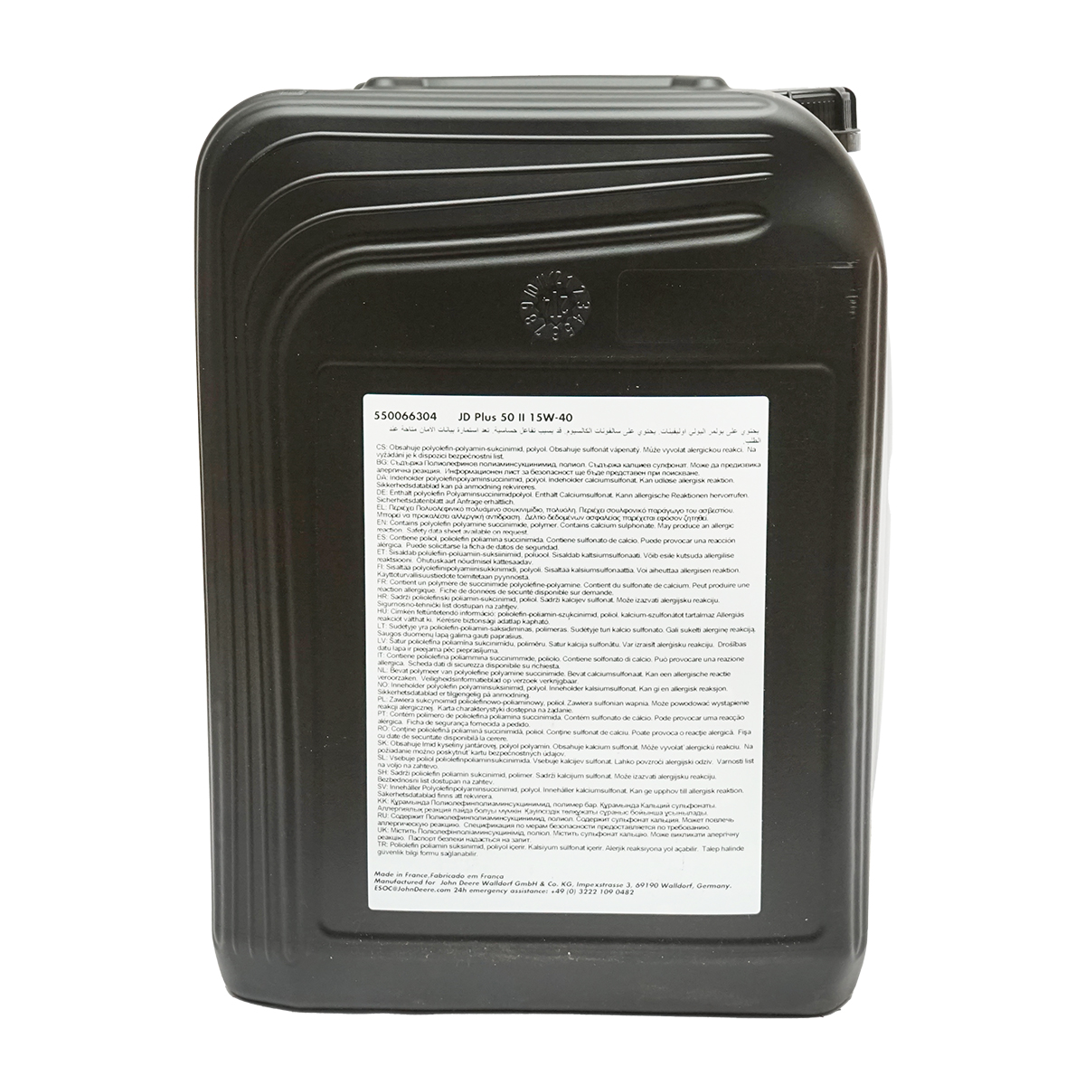 Ulei Motor John Deere Plus-50 II 15W40 E9 20L - imagine 2