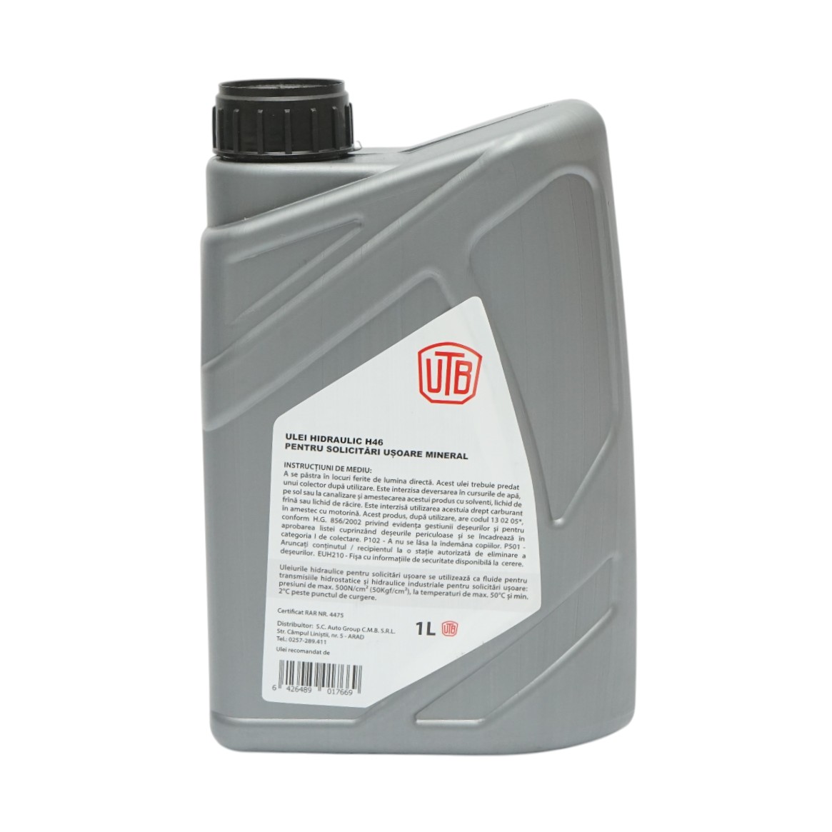 Ulei hidraulic UTB H46 EP 1L - imagine 4