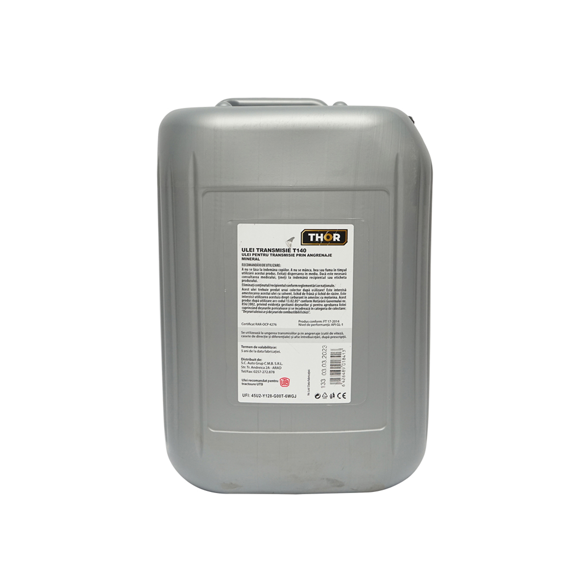 Ulei transmisie THOR T140 20L Valvolina - imagine 4