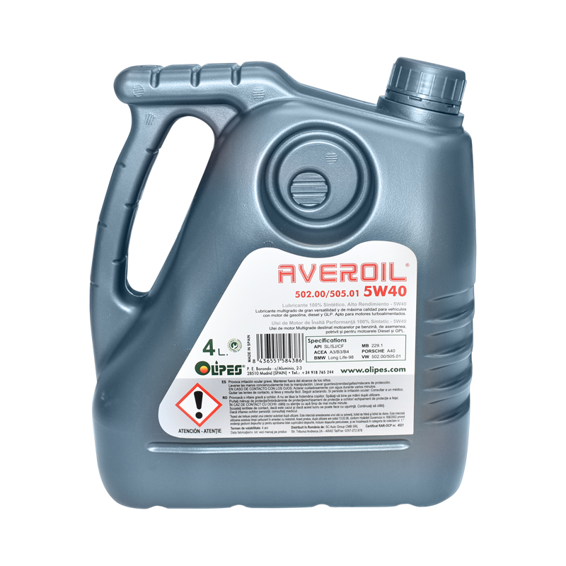 Ulei motor Super Sport Technology Olipes Averoil 5W40 SL 4L - imagine 3