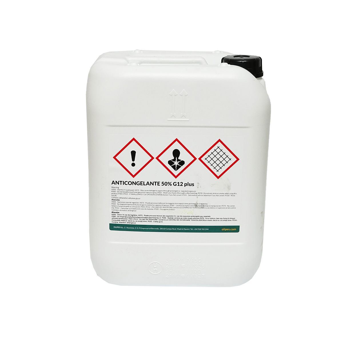 Antigel organic Olipes G12 Plus diluat 5050 -35 grade C 20L - imagine 3