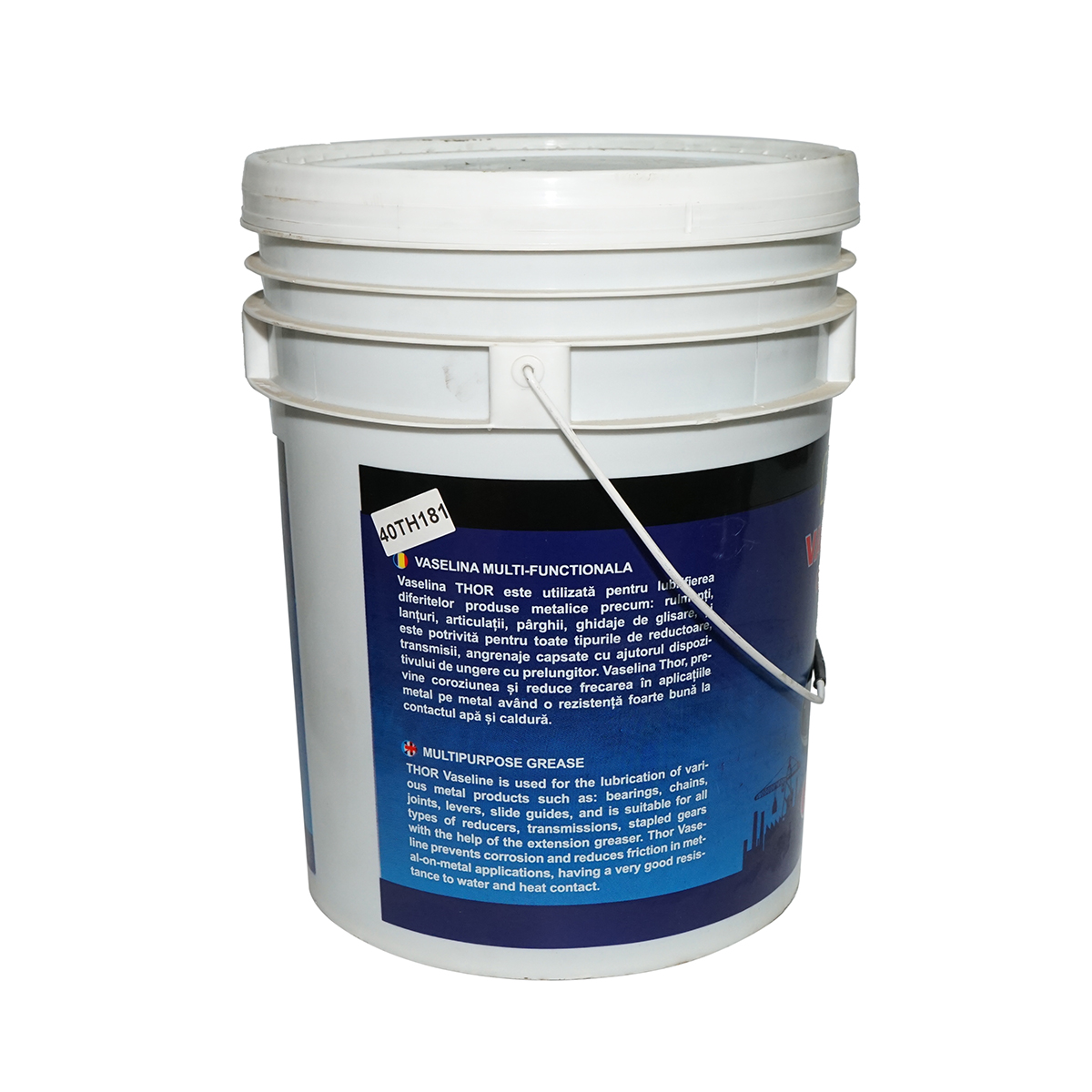 Vaselina GP-3, U90Ca3 verde 18Kg Thor - imagine 2