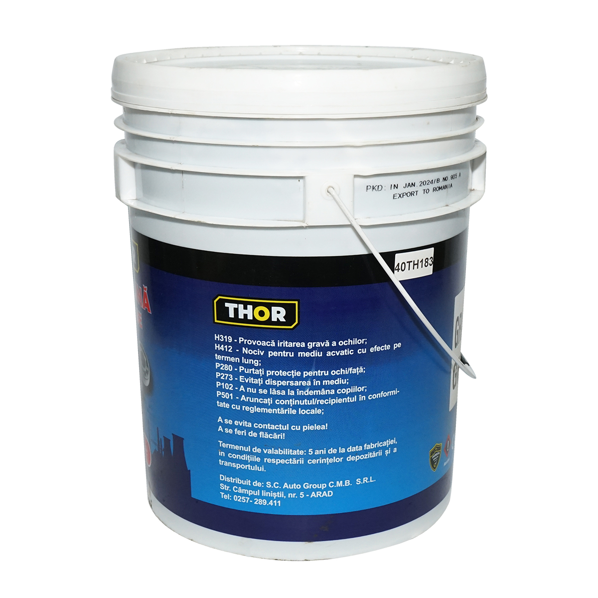 Vaselina U90CA1G grafitata 18Kg Thor - imagine 2