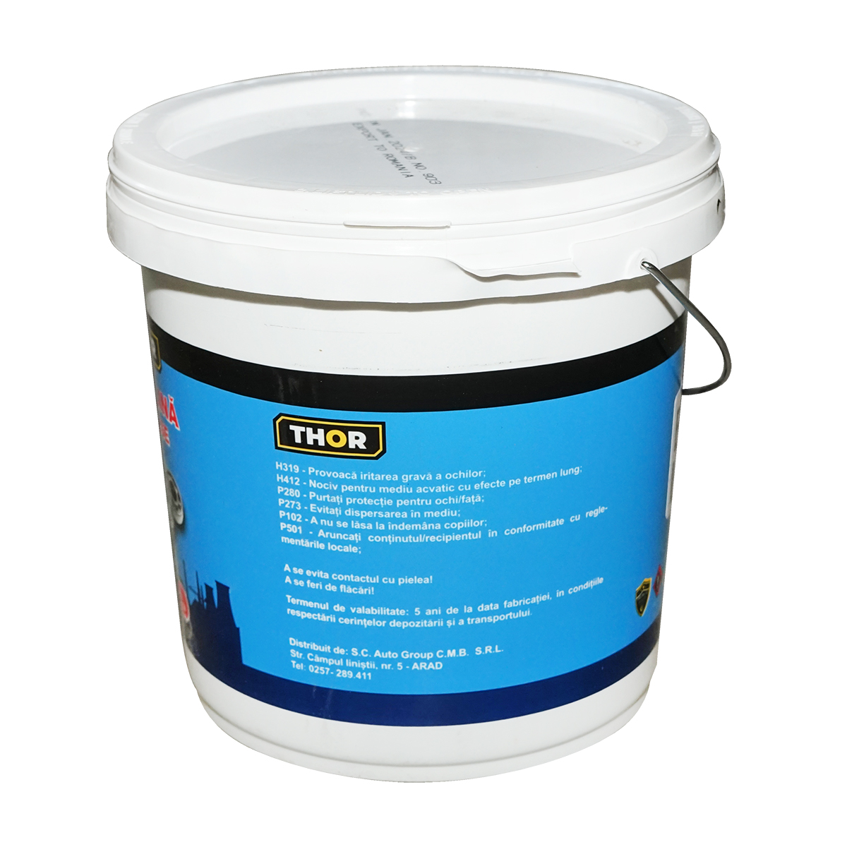 Vaselina LiCa WR2 albastra 4Kg Thor - imagine 5