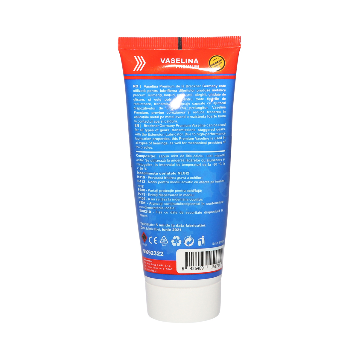 Tub vaselina premium universala 100g Breckner Germany - imagine 3