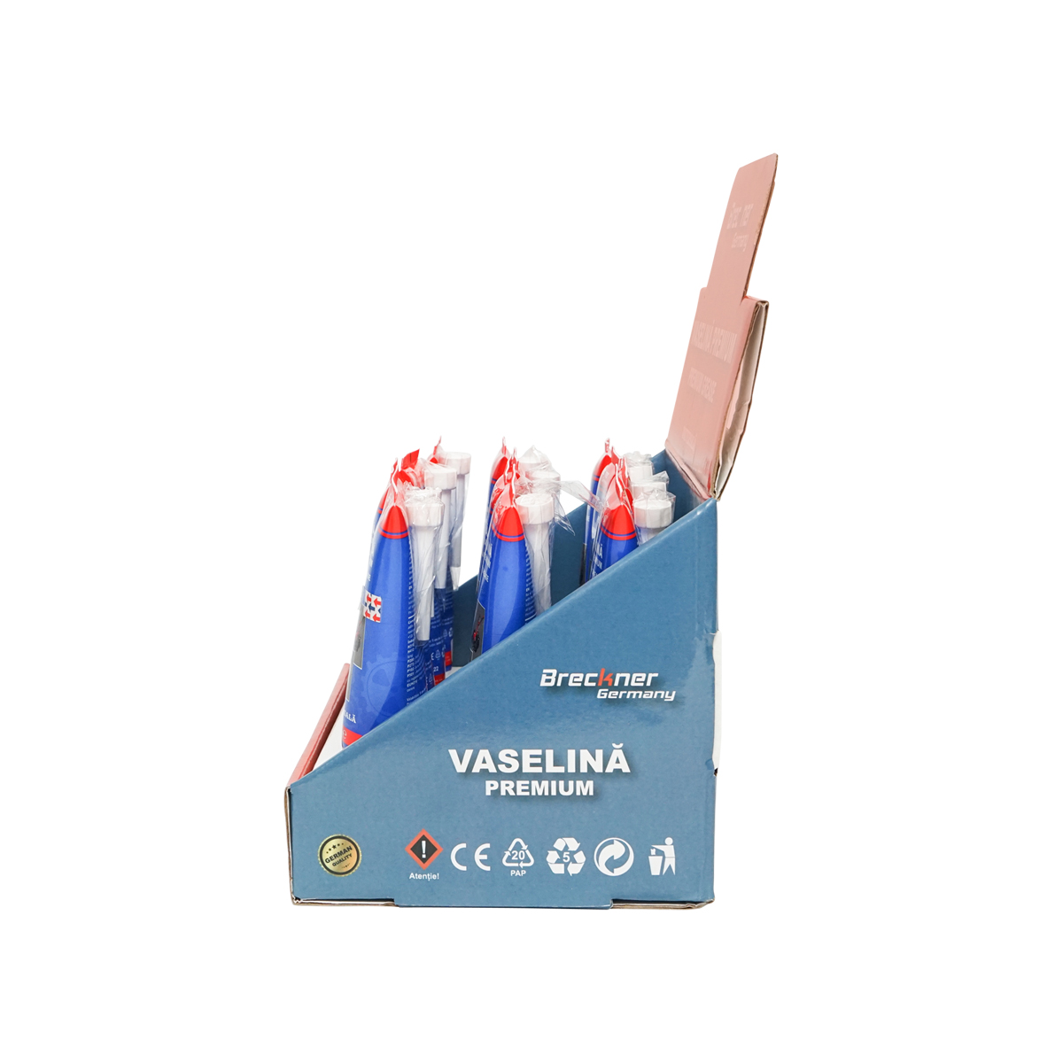 Set stand cu 12 tuburi 100g vaselina premium universala Breckner Germany - imagine 4