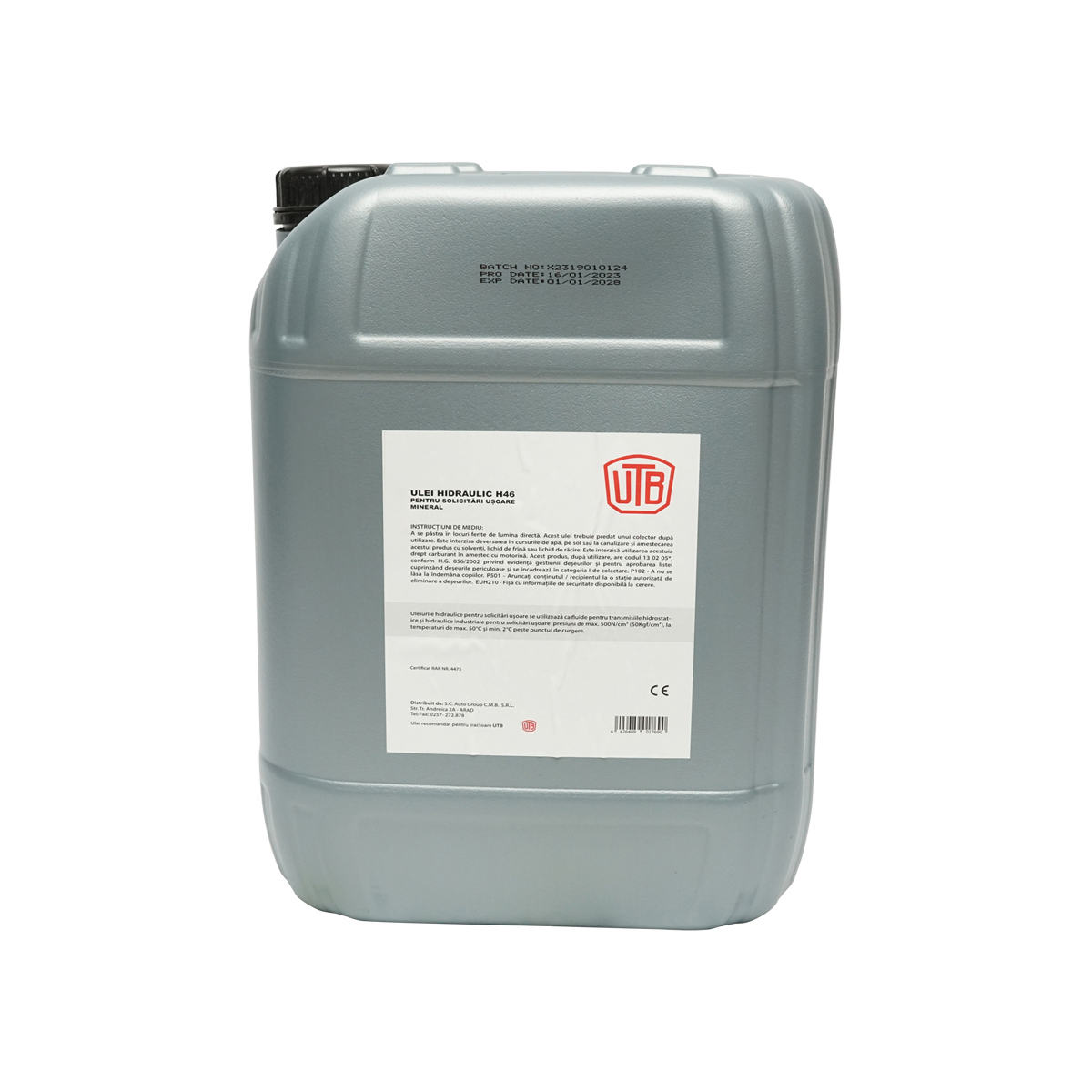 Ulei hidraulic UTB H46 20L  - imagine 4