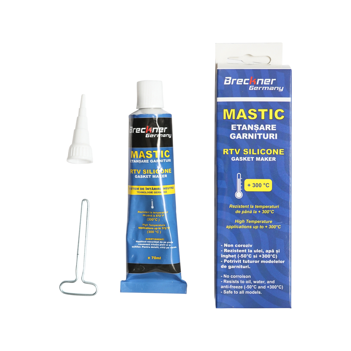 Mastic, silicon de etansare pentru garnituri +300 grade Breckner Germany