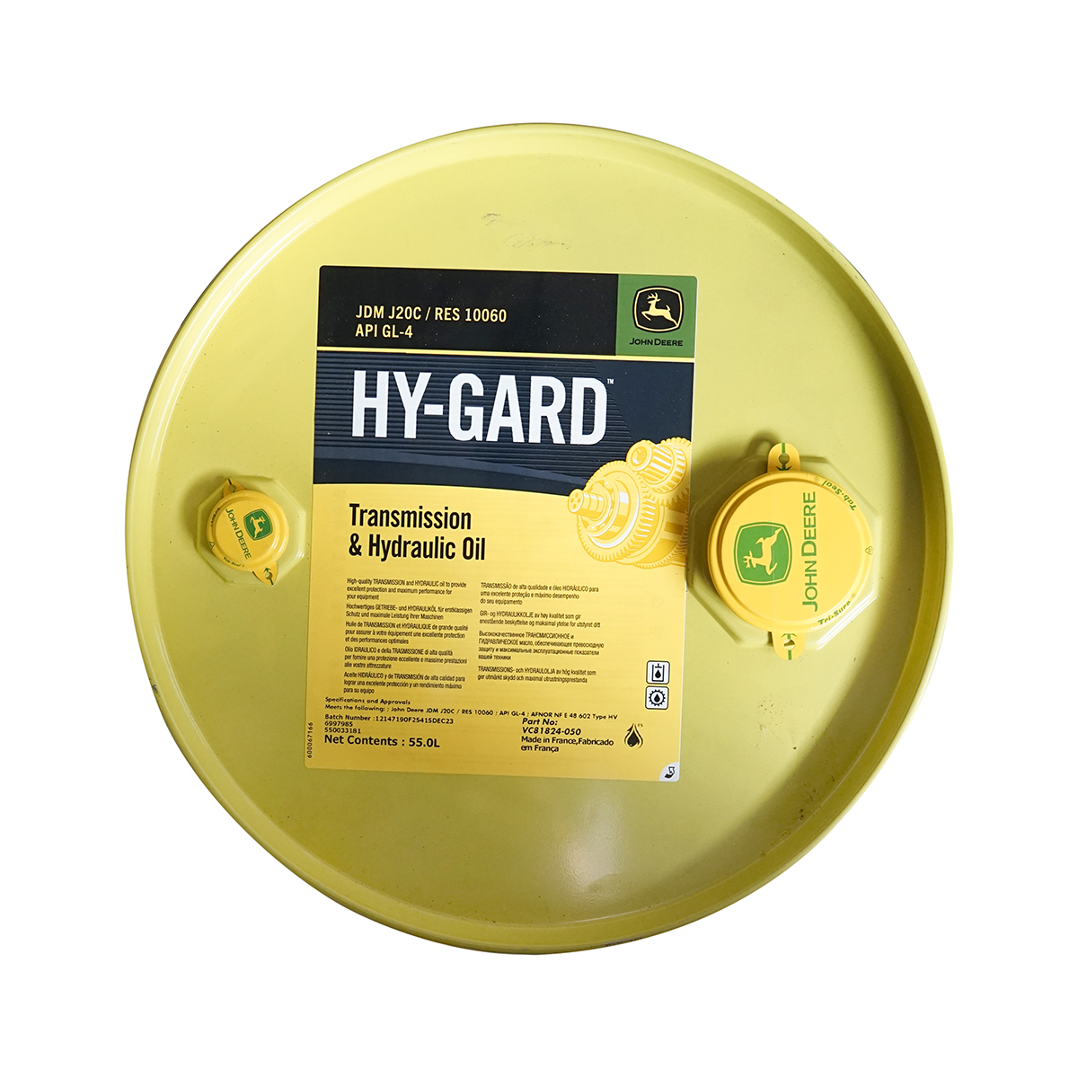 Ulei John Deere transmisie/hidraulic Hy Gard 55L - imagine 3