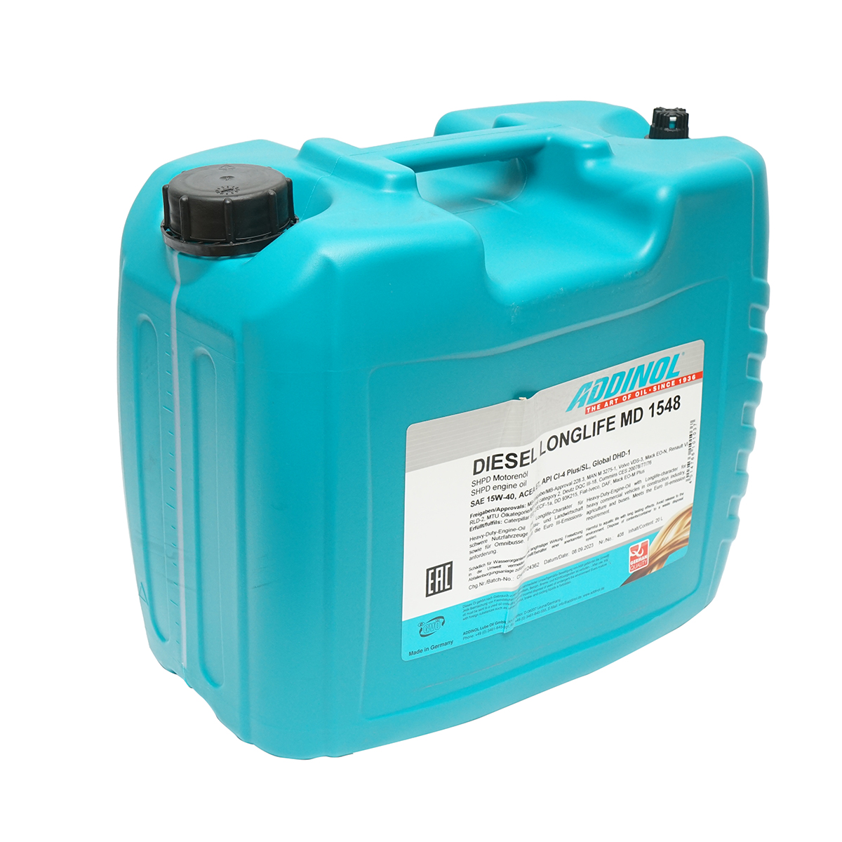 Ulei 20L Longlife MD1548 15W40 Addinol pentru motoare diesel	 - imagine 3