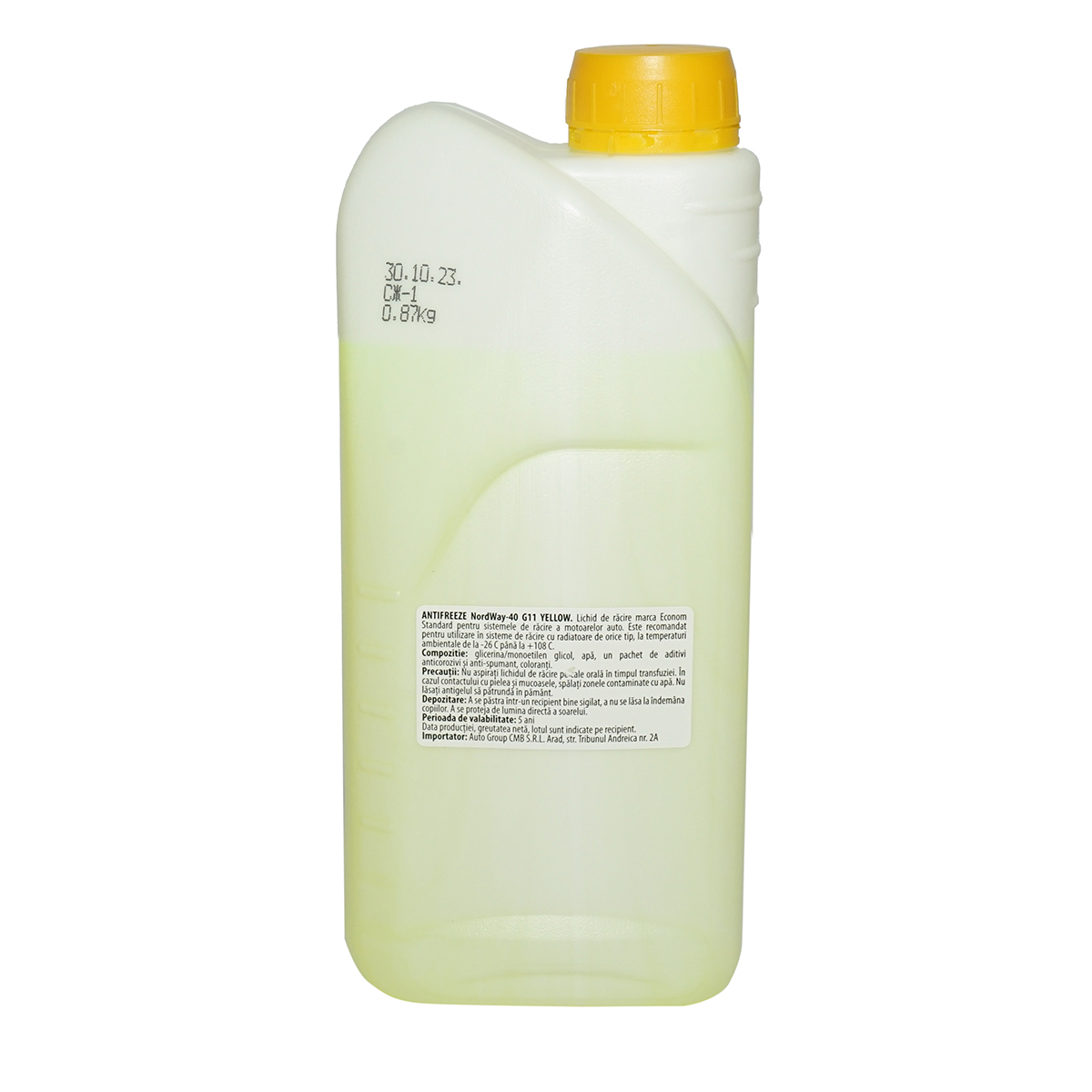 Antigel G11 galben premium -40 grade 1L NordWay - imagine 2