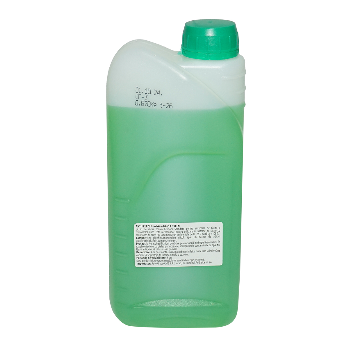 Antigel G11 verde premium -40 grade 1L NordWay - imagine 2