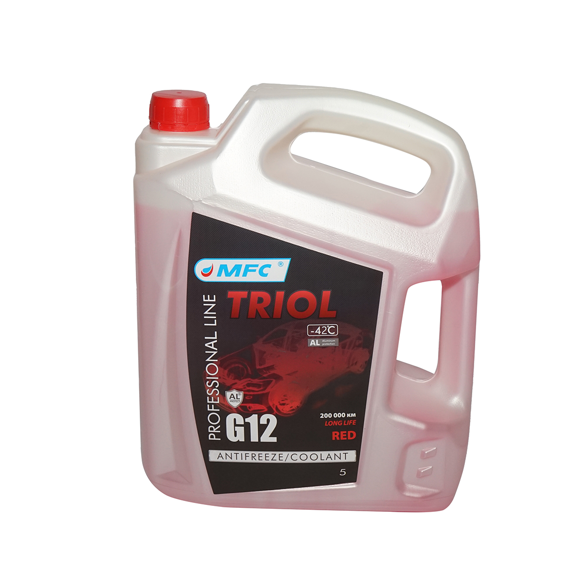 Antigel G12 rosu premium -42 grade Long Life 5L Triol Professional