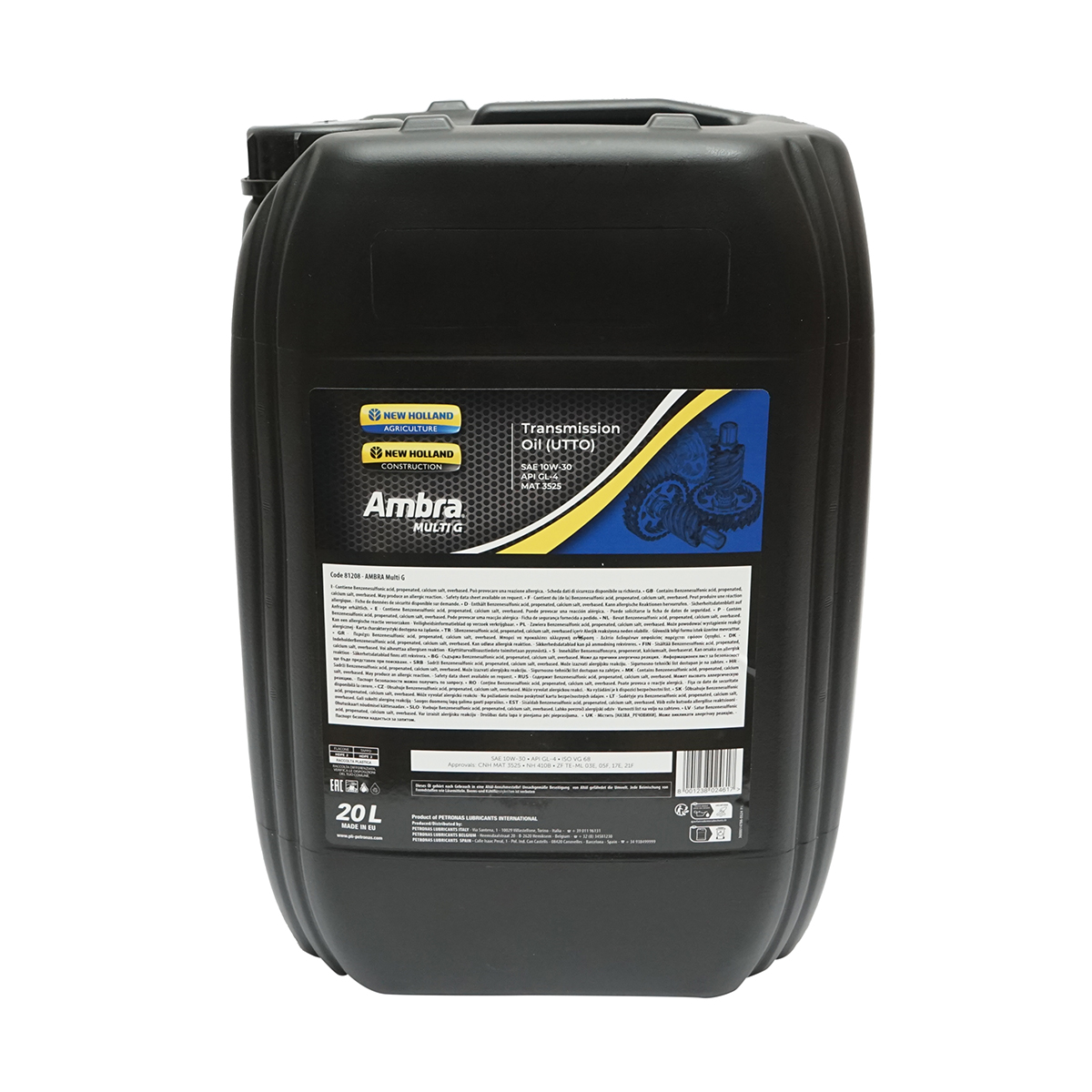 Ulei transmisie hidraulic UTTO 10W30 Ambra MULTI G NEW HOLLAND 20L - imagine 2