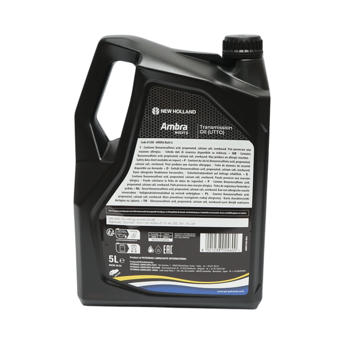Ulei transmisie hidraulic UTTO 10W30 Ambra MULTI G NEW HOLLAND 5L - imagine 2