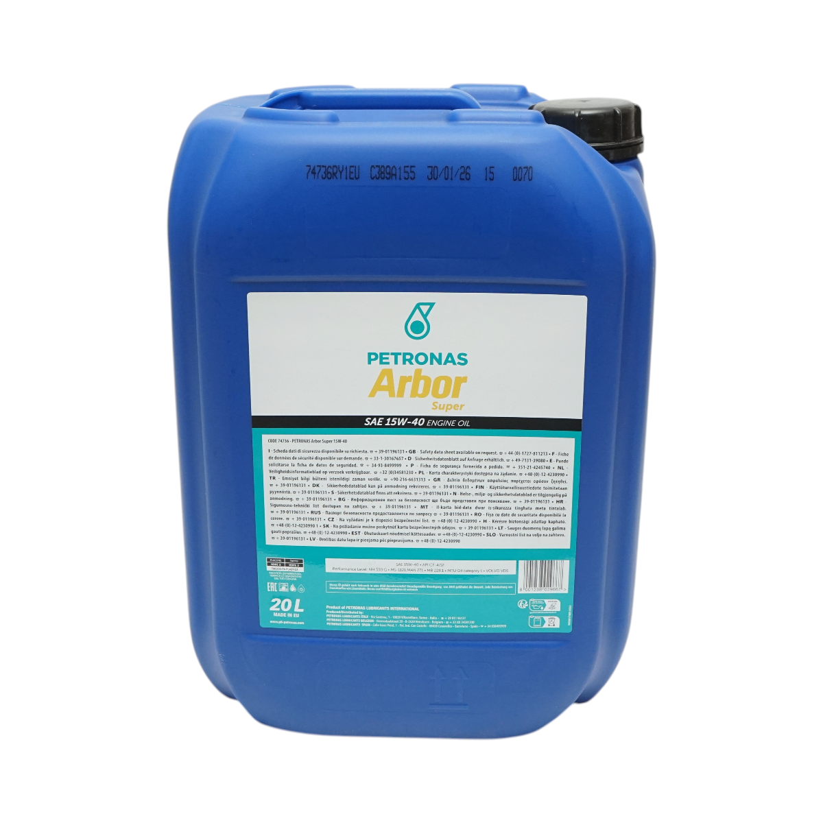 Ulei motor 15W40 Petronas Arbor Super 20L - imagine 3