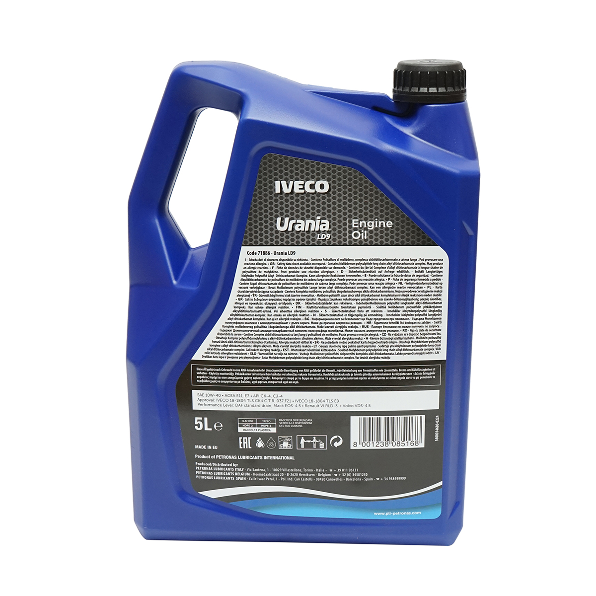 Ulei motor Iveco 10W40 Urania LD9 Petronas 5L - imagine 2