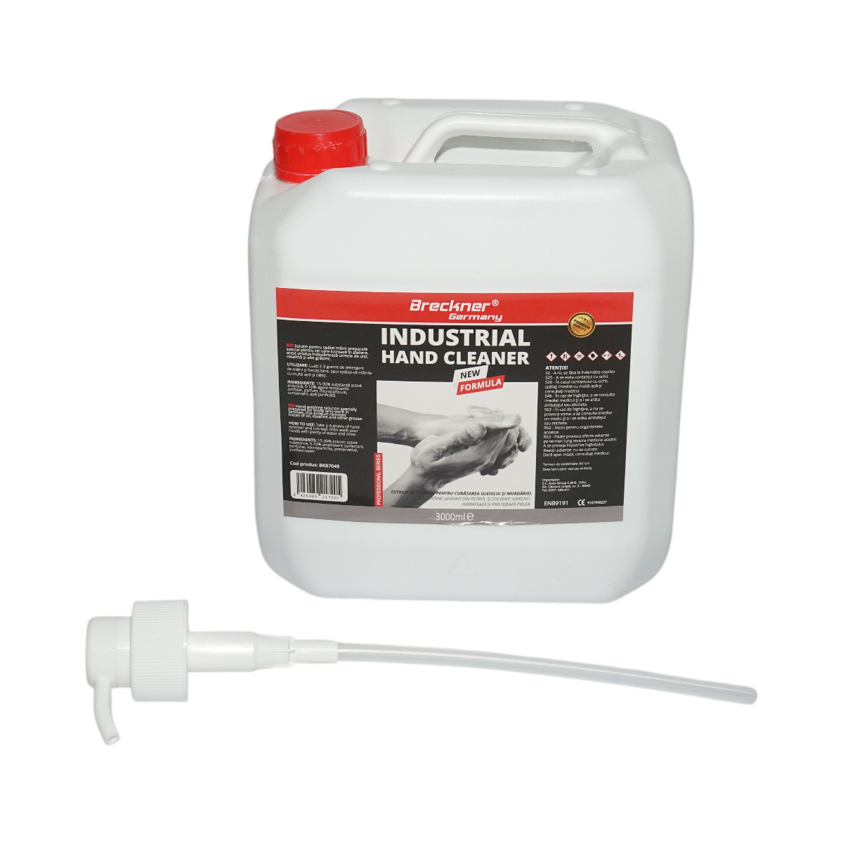 Solutie spalat maini industriala cu pompa 3L Breckner Germany - imagine 2