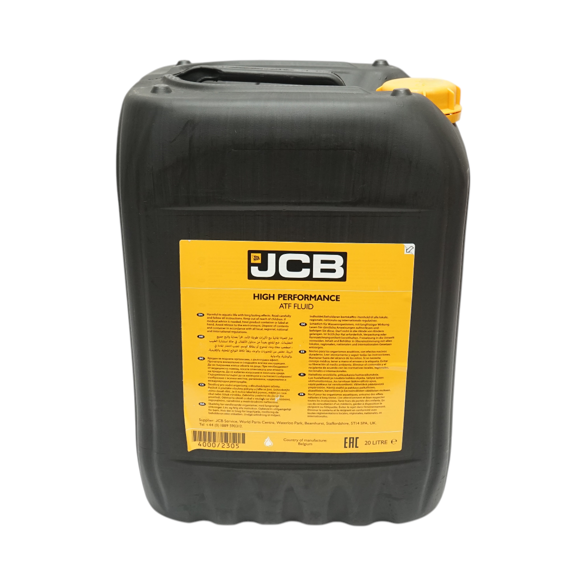 Ulei transmisie JCB High Performance ATF Fluid 20L - imagine 3