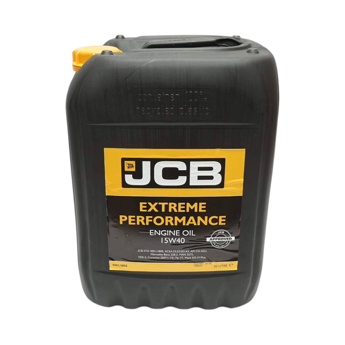 Ulei motor JCB 15W40 Extreme Performance Engine Oil 20L