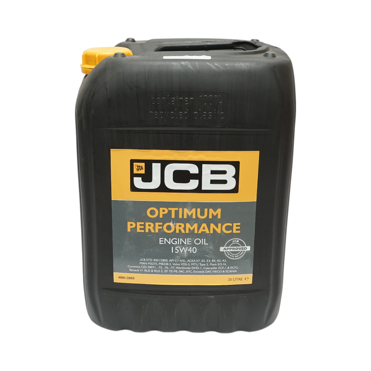 Ulei motor JCB 15W40 Optimum Performance Engine Oil 20L