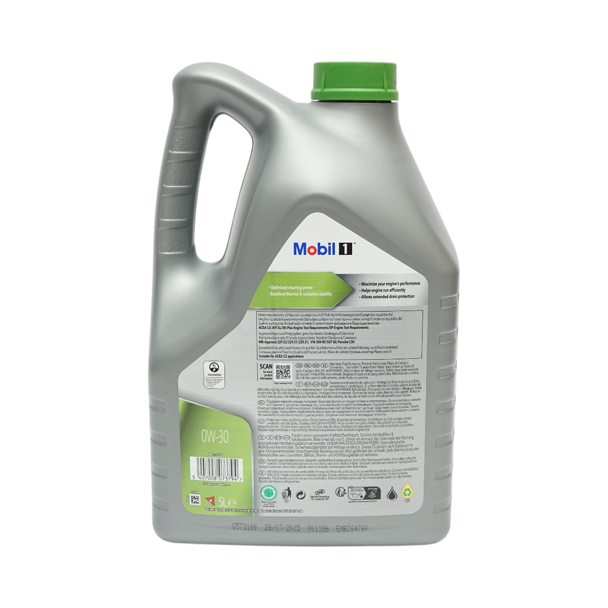 Ulei motor Mobil 1 ESP 0W30 5L - imagine 3