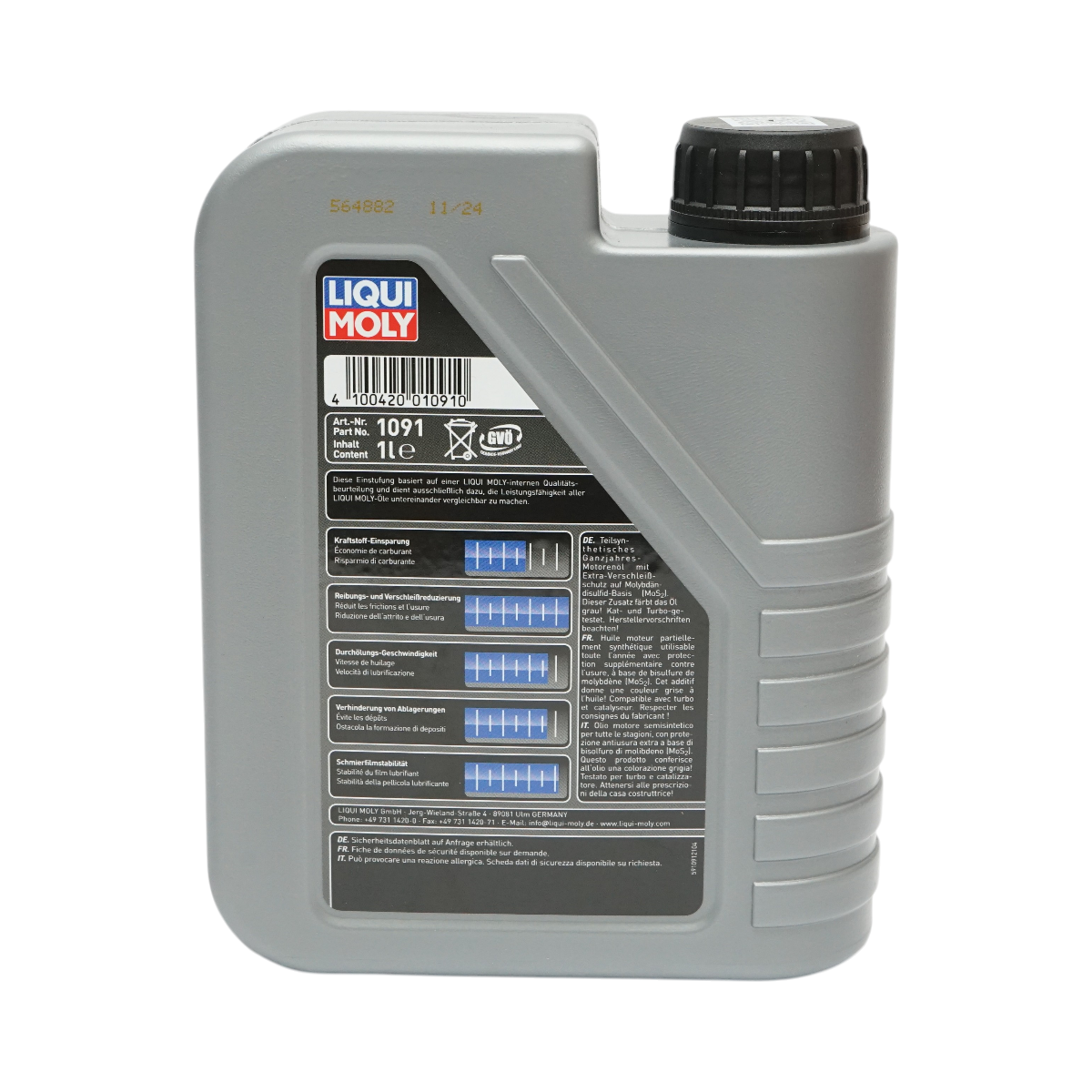 Ulei motor Liqui Moly 10W40 MoS2 Leichtlauf 1L - imagine 3