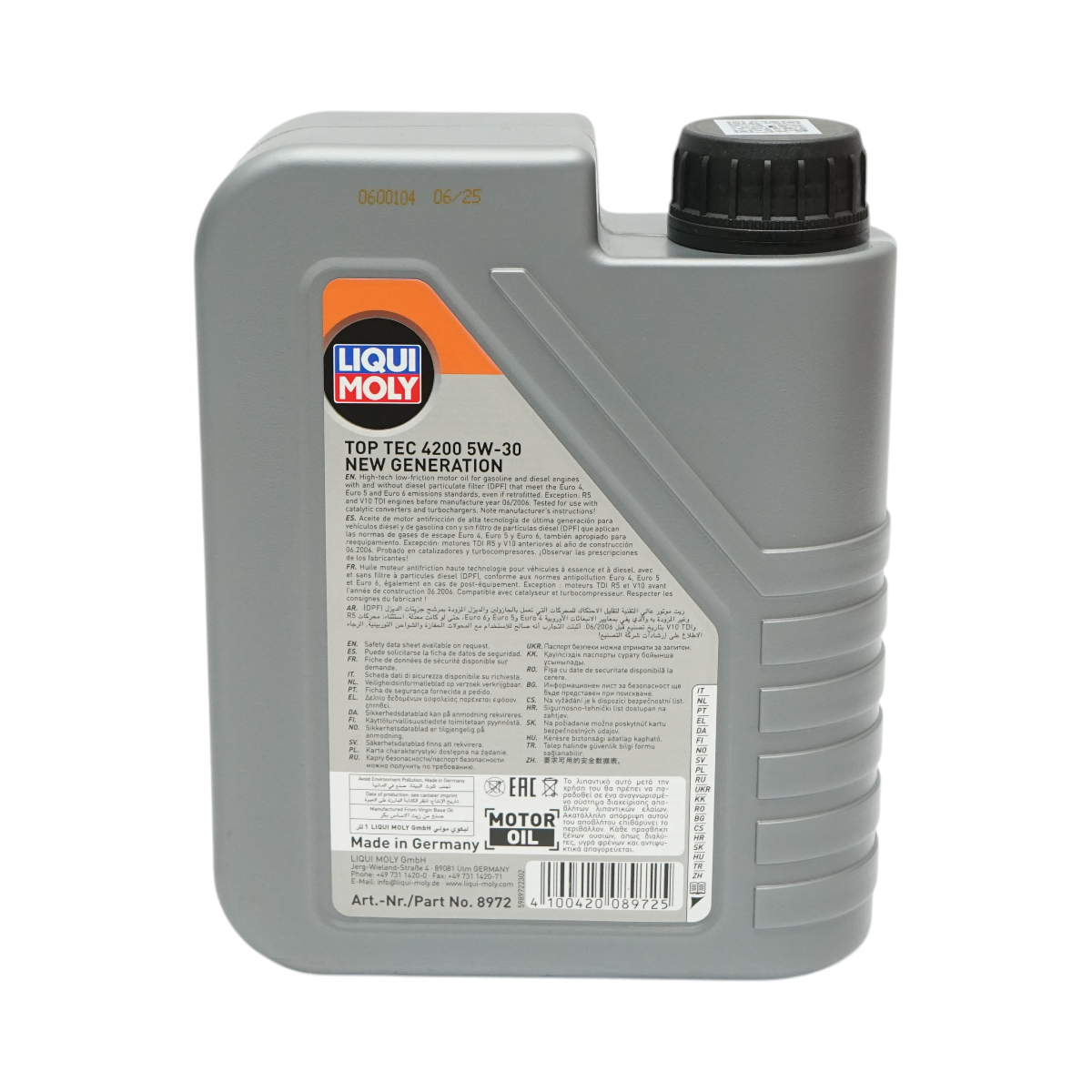 Ulei motor Liqui Moly 5W30 Top Tec 4200 New Generation Longlife III 1L - imagine 3