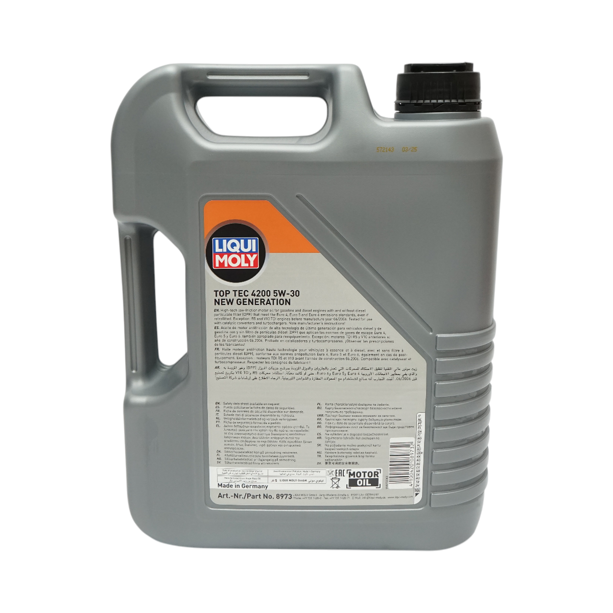 Ulei motor Liqui Moly 5W30 Top Tec 4200 New Generation Longlife III 5L - imagine 3