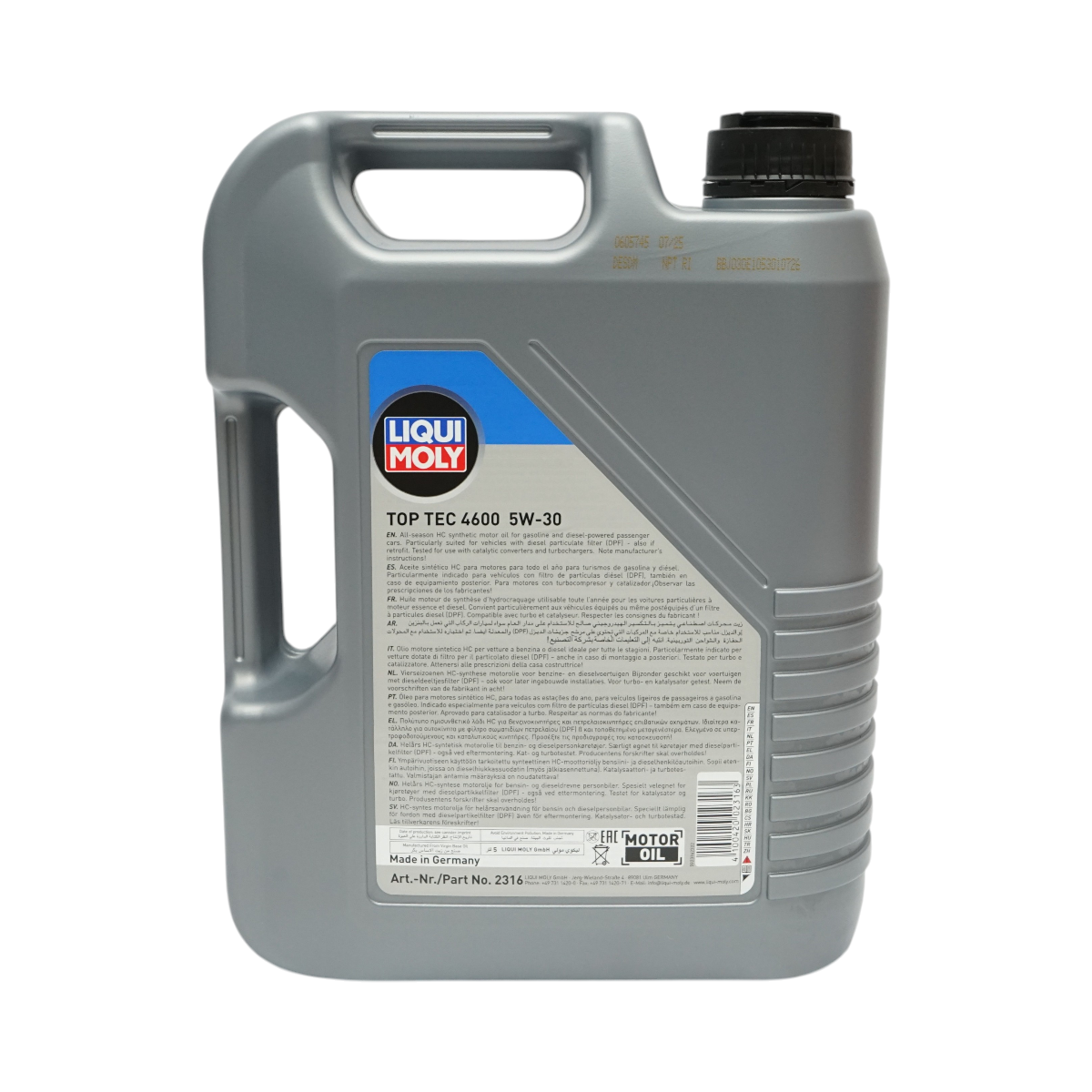 Ulei motor Liqui Moly 5W30 Top Tec 4600 5L - imagine 3