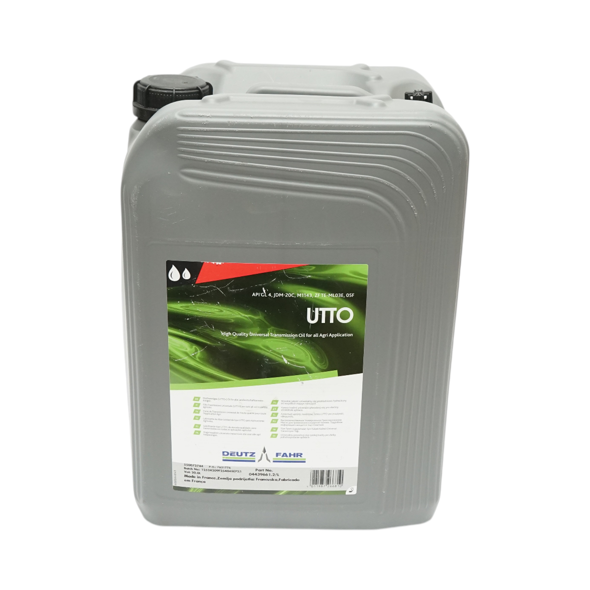 Ulei transmisie Deutz Fahr UTTO API GL-4 20L