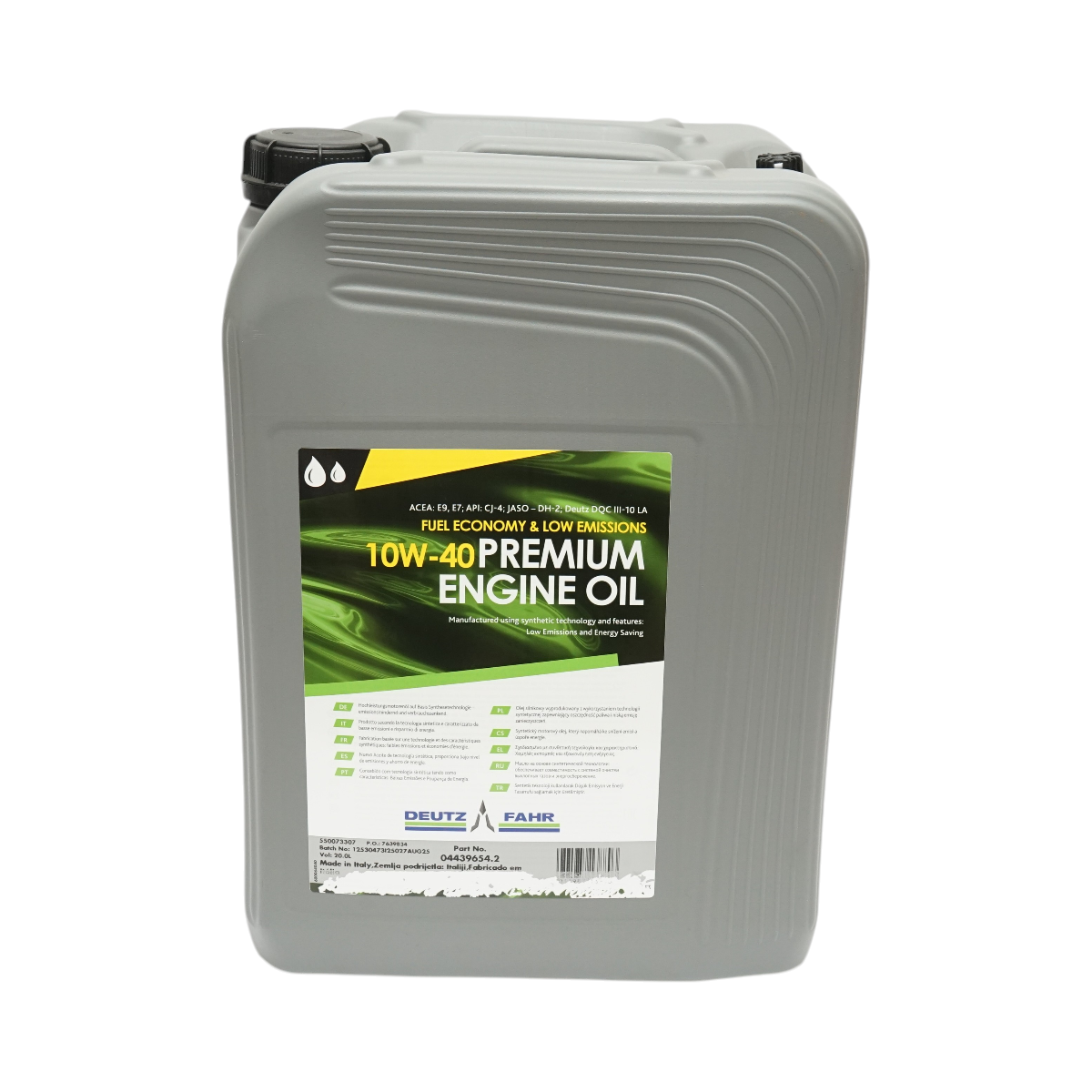 Ulei motor Deutz Fahr 10W40 Premium Engine Oil 20L