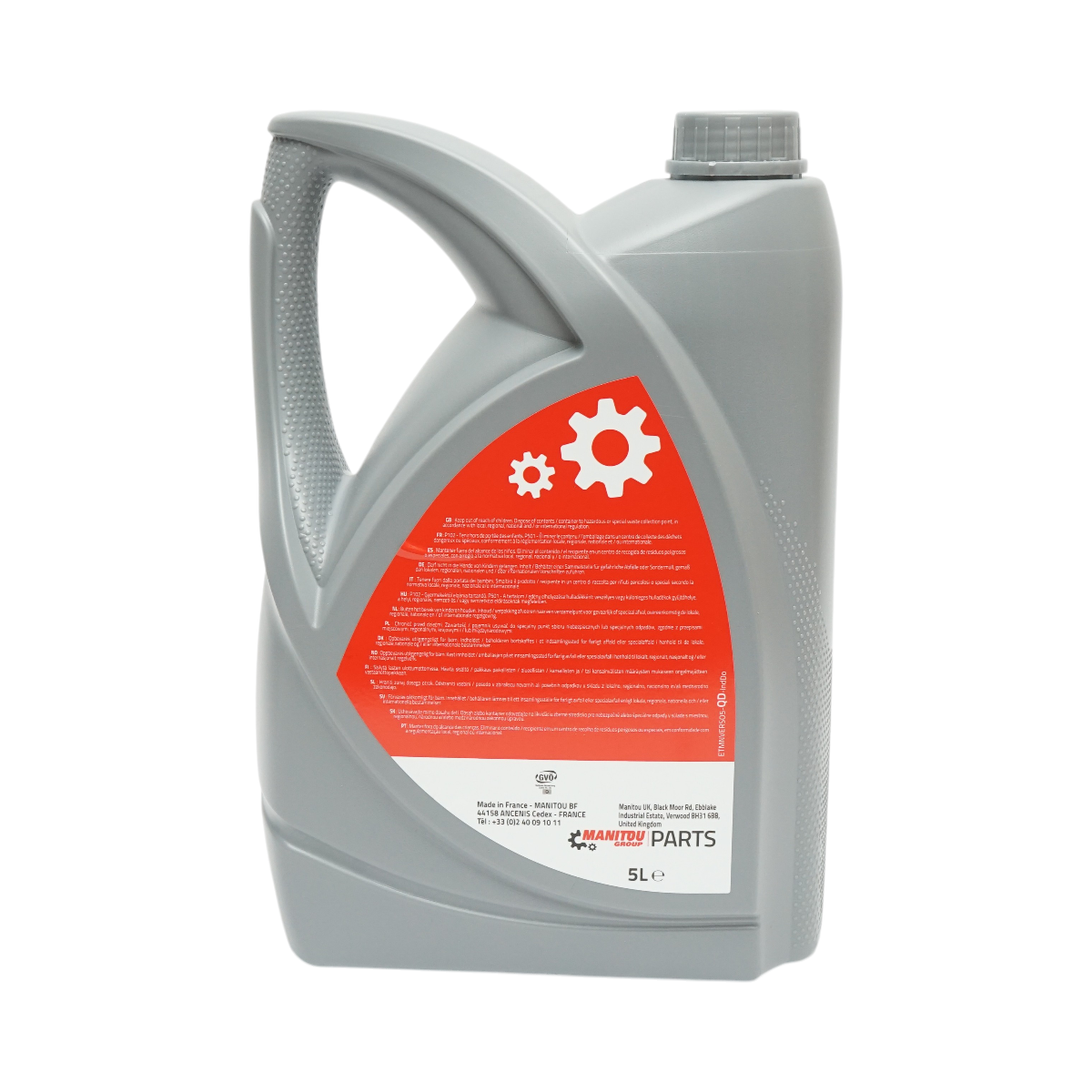 Ulei hidraulic Manitou HV46 Hydrau Blue 5L - imagine 3