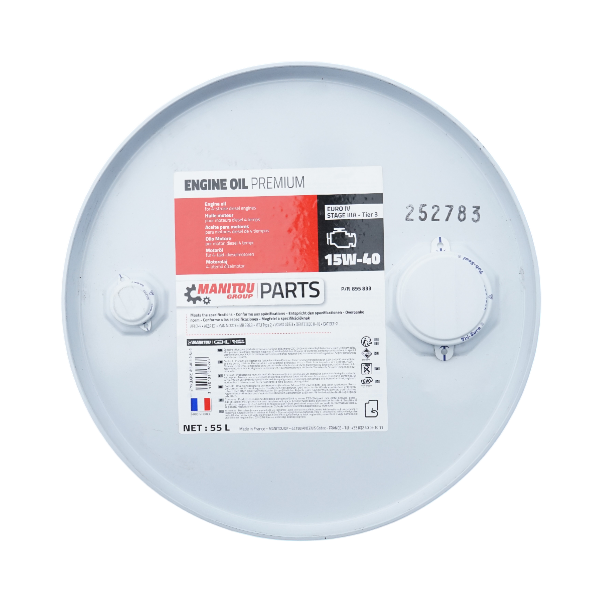 Ulei motor Manitou 15W40 Premium 55L - imagine 2