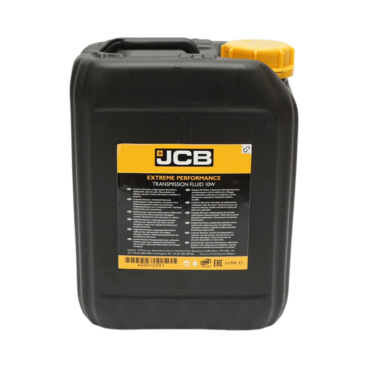 Ulei transmisie JCB Extreme Performance Transmission Fluid 10W 5L - imagine 3