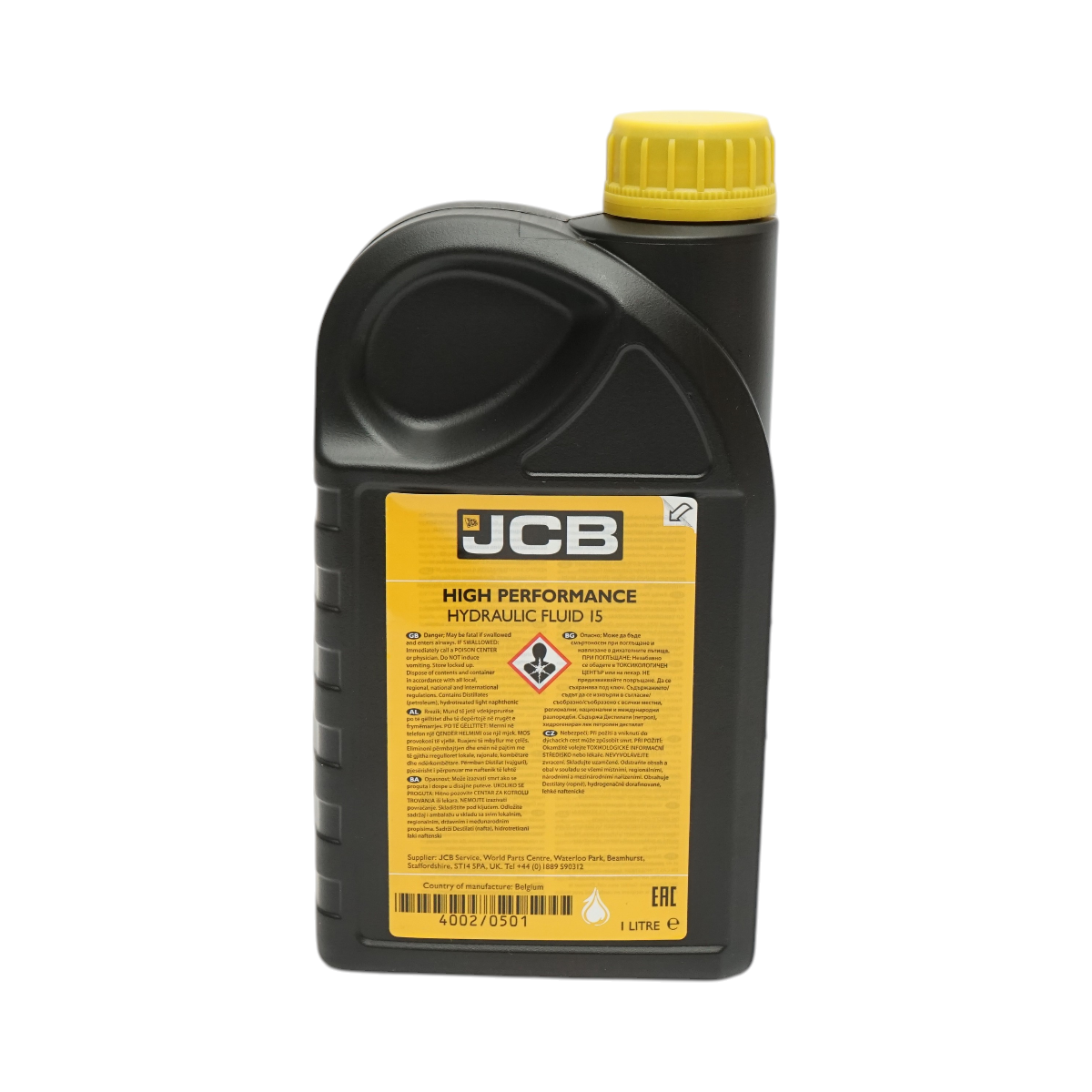 Ulei hidraulic JCB HP 15 Hydraulic Fluid HVLP 1L - imagine 3