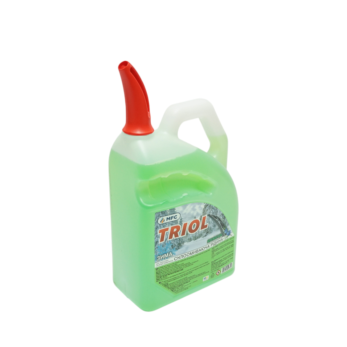 Lichid parbriz iarna -20 grade, aroma ienupar 4L TRIOL - imagine 2
