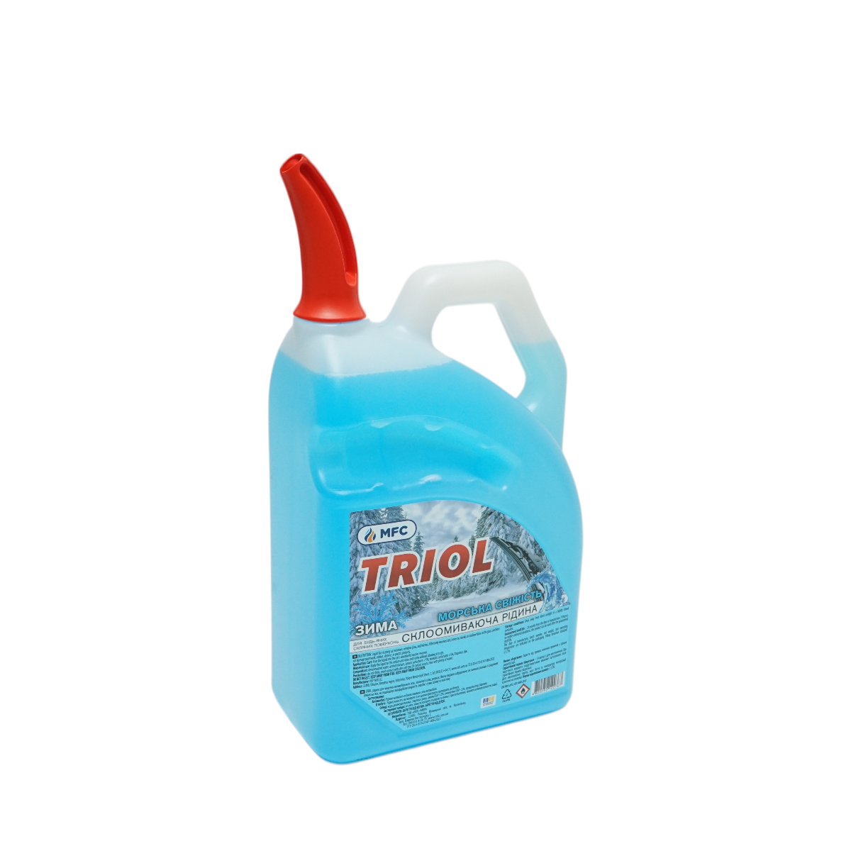 Lichid parbriz iarna -20 grade, aroma ocean fresh 4L TRIOL - imagine 2