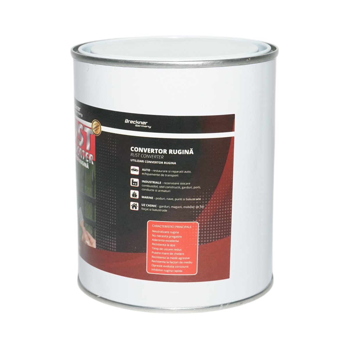 Convertor rugina solutie neutralizare si indepartare rugina 750g Breckner Germany - imagine 4