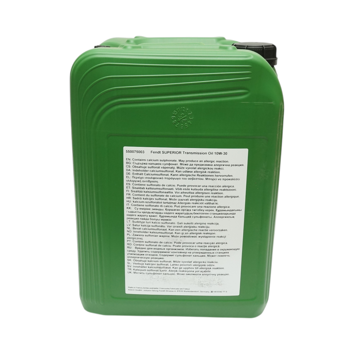 Ulei transmisie Fendt 10W30 Superior Transmission API GL-4 UTTO 20L - imagine 3