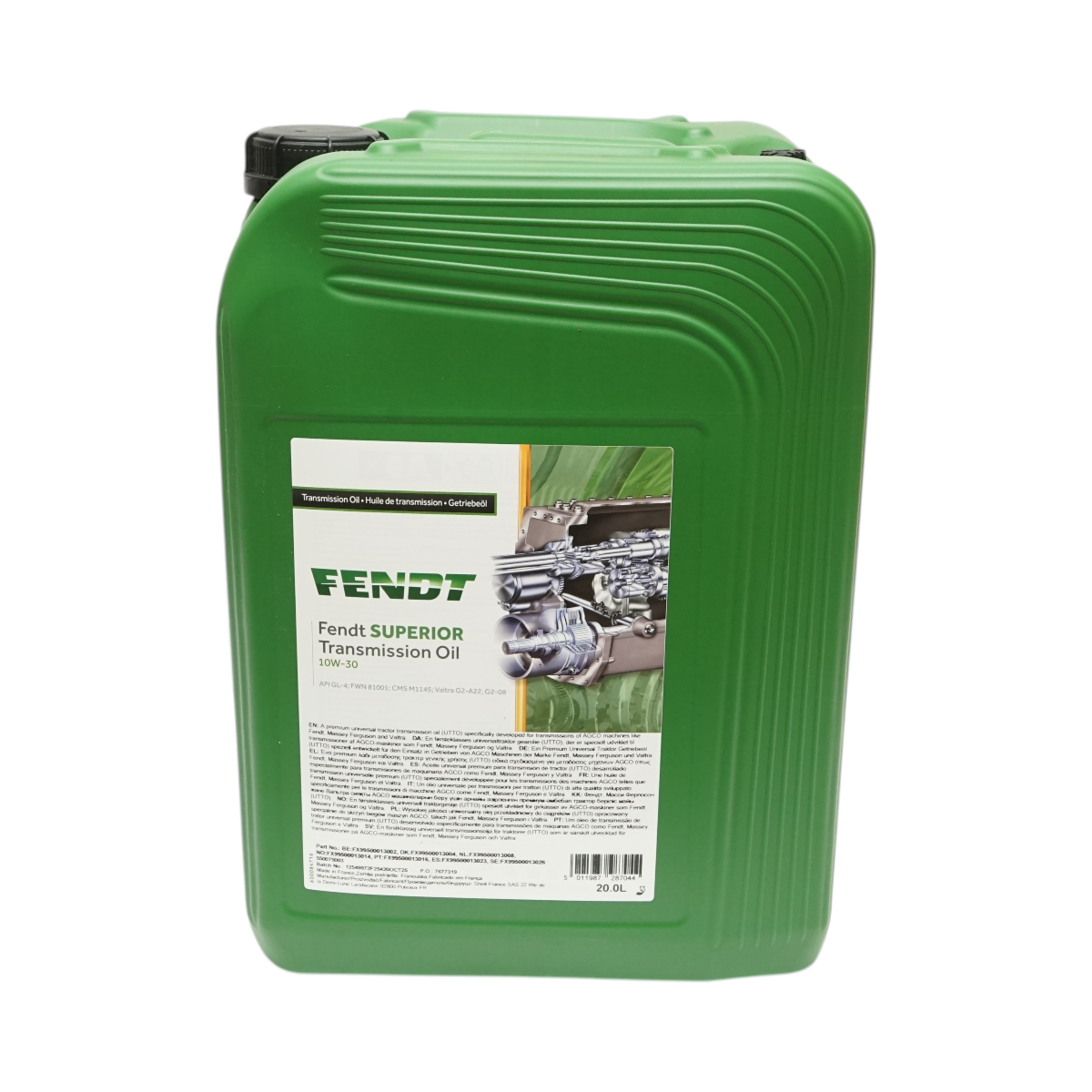 Ulei transmisie Fendt 10W30 Superior Transmission API GL-4 UTTO 20L