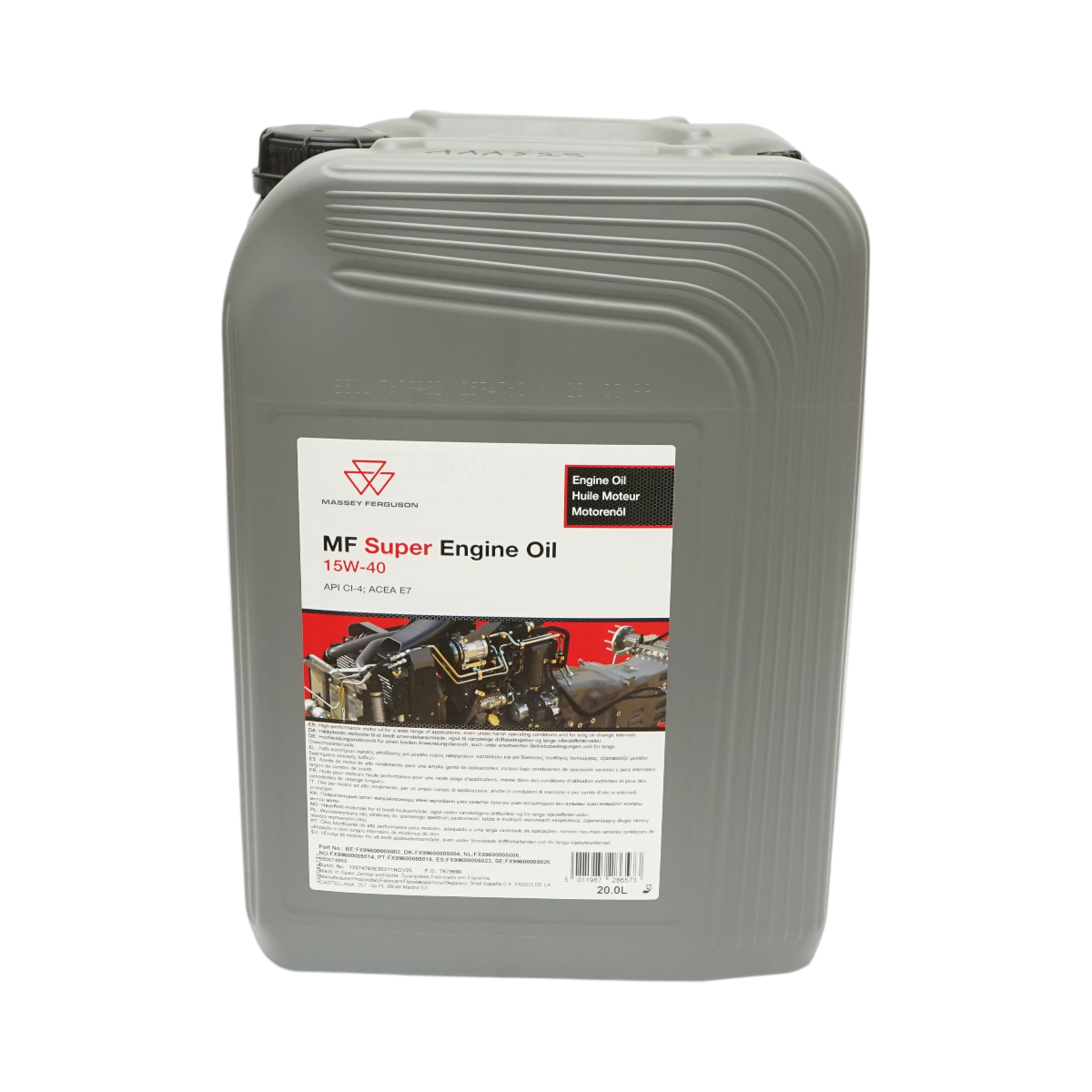 Ulei motor Massey Ferguson 15W40 MF Super Engine Oil 20L