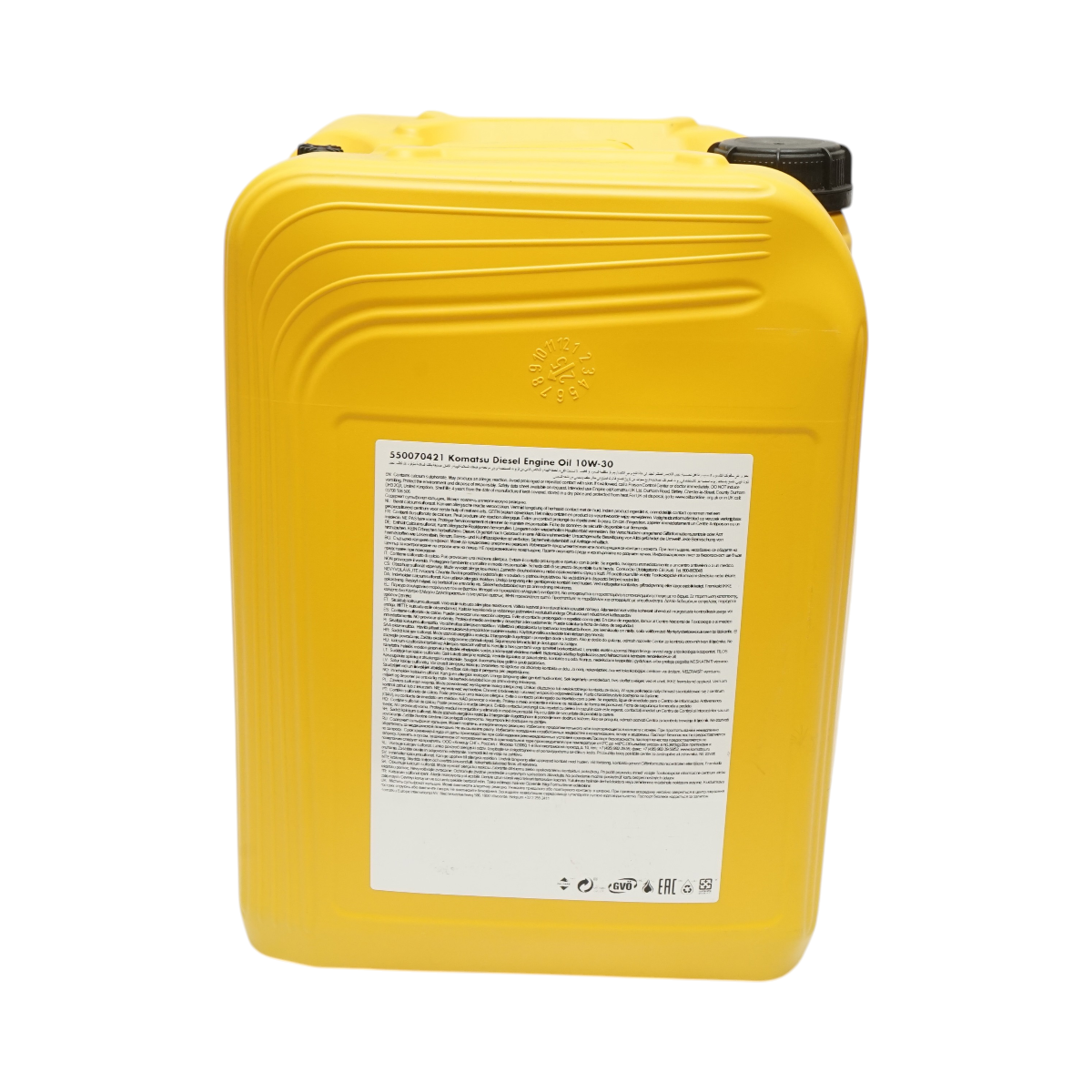 Ulei motor Komatsu 10W30 DEO Genuine Oil Heavy Duty 20L - imagine 3