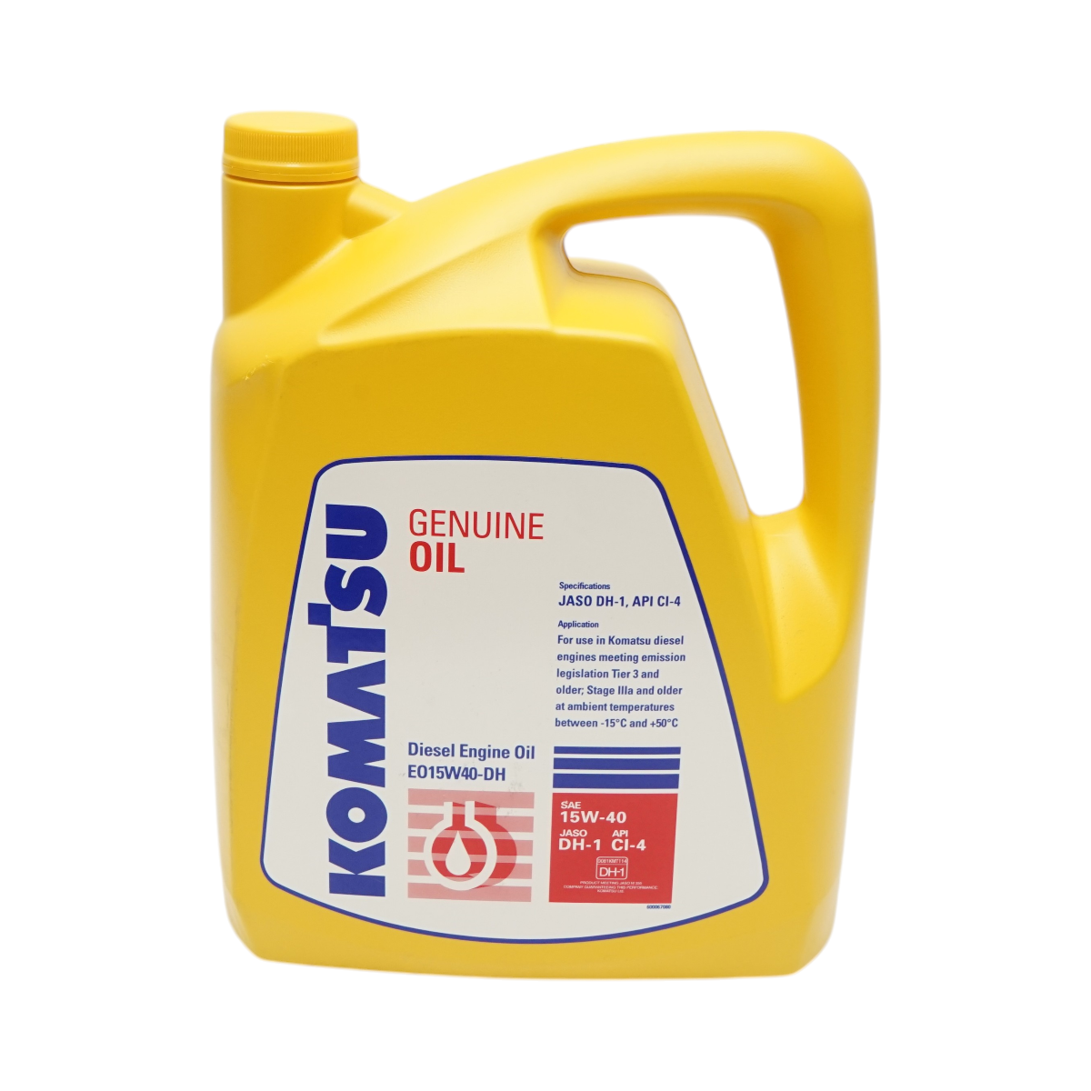 Ulei motor Komatsu 15W40 DEO Genuine Oil Heavy Duty 5L
