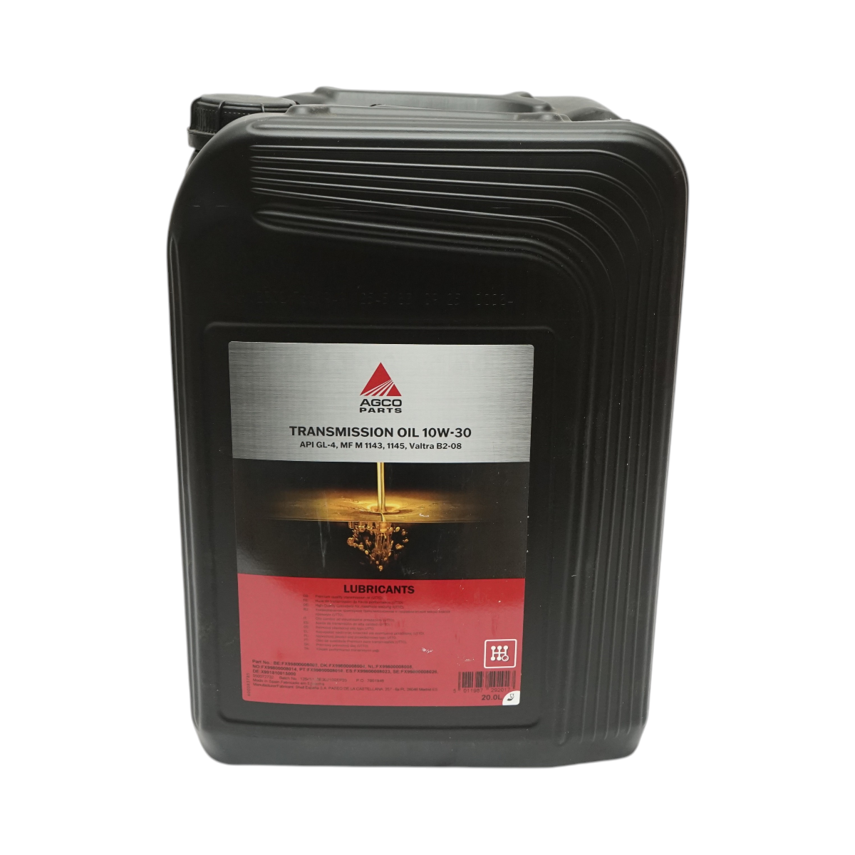 Ulei transmisie 10W30 AGCO Parts API GL-4 UTTO 20L