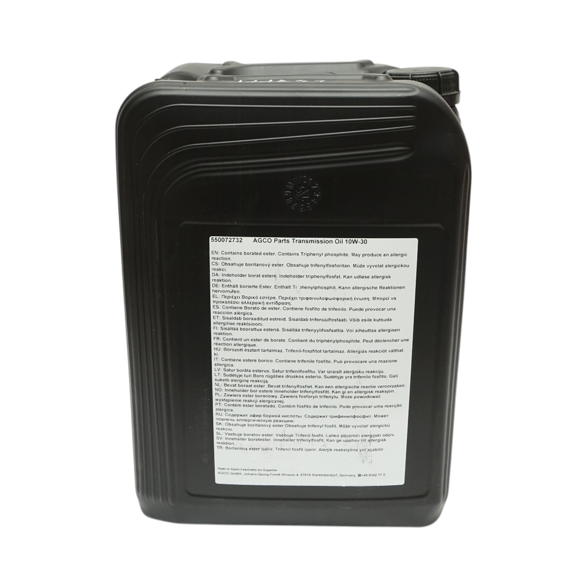 Ulei transmisie 10W30 AGCO Parts API GL-4 UTTO 20L - imagine 3