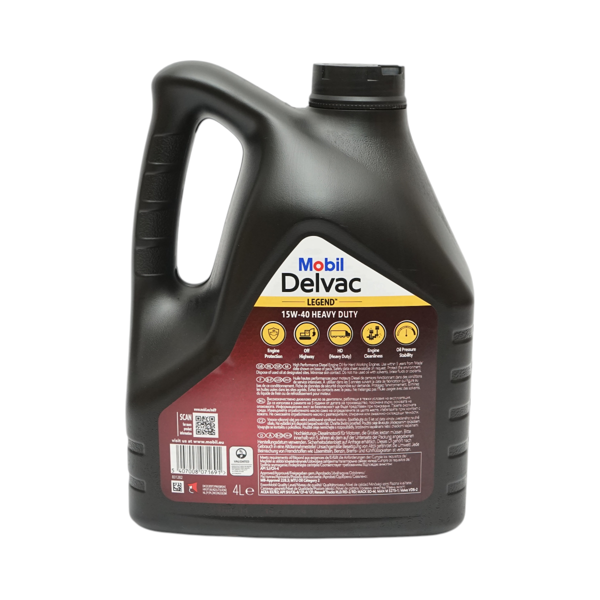 Ulei motor Mobil 15W40 Delvac Legend Heavy Duty 4L - imagine 3