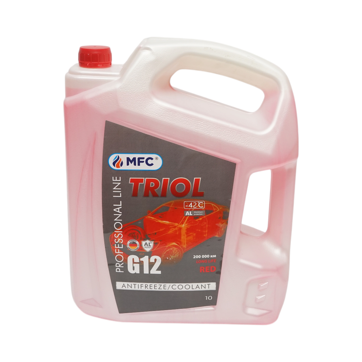 Antigel G12 rosu premium -42 grade Long Life 10L Triol Professional